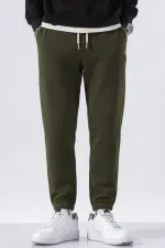 Genıus Store Erkek Eşofman İçi Polarlı Bağcıklı Bel Jogger Spor Eşofman Altı SPOR-ESF001