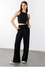 Pantalon de survêtement large en modal pour femme MODAL-SWEATHERS