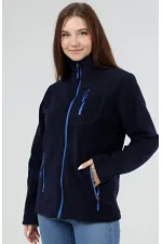 Store Women's Full Zip Outdoor 3-Pocket Sport Fleece Jacket KDN-PLR17