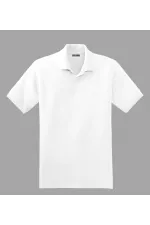 Men's Non-Shrink Cotton Fabric Regular Fit Standard Cut Non-Rolling Polo Collar T-Shirt POLOYAKA-TSHIRT