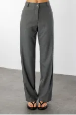 Kadın Yüksek Bel Wide Leg Kumaş Pantolon PANTOLON-004