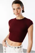 Women's Short-Sleeved Crop T-shirt CROP-T-SHIRT