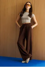 Kadın Geniş Paça Modal Eşofman Altı MODAL-EŞOFMAN