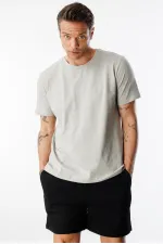 Men's T-shirt 100% Cotton Regular Fit Standard Cut Crew Neck Basic T-shirt BASIC-T-SHIRT1