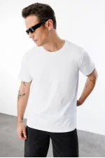 Men's T-shirt, Standard Fit, Basic Crew Neck T-shirt, BASIC-NO MODEL1