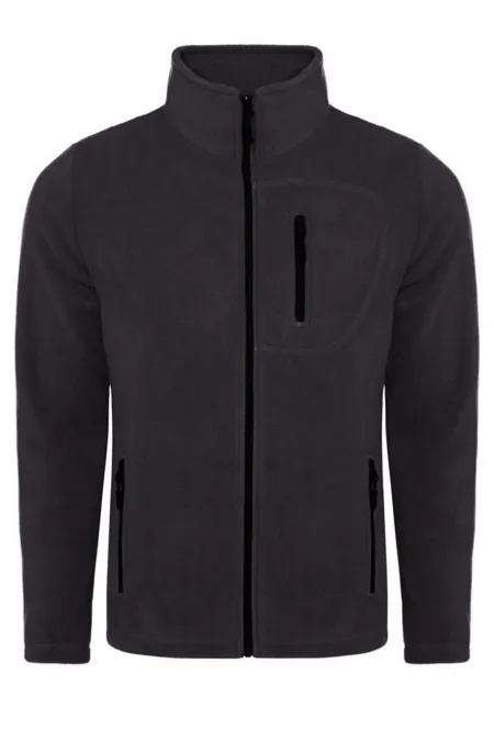 Veste polaire tactique d'extérieur pour homme Genius Store, fermeture éclair intégrale, 3 poches, modèle POLAR-GNS