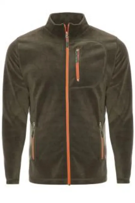 Veste polaire tactique d'extérieur pour homme Genıus Store, fermeture éclair intégrale et 3 poches, POLAR-GNS