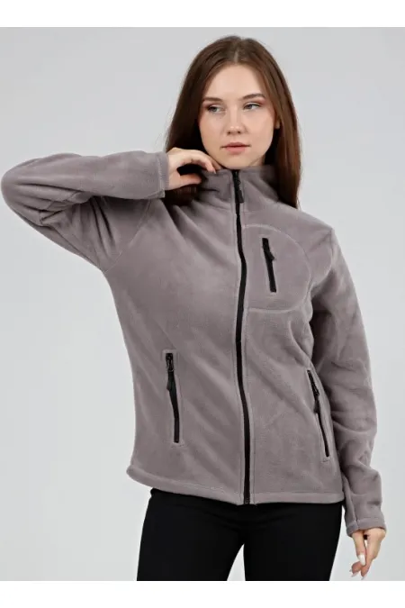Store Women's Full Zip Outdoor 3-Pocket Sport Fleece Jacket KDN-PLR17