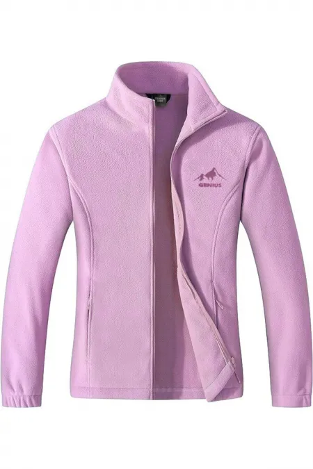 Unisex Full Zip Outdoor Fleece Jacket Tactical Fleece Women's/Men's Fleece Colorful-Full