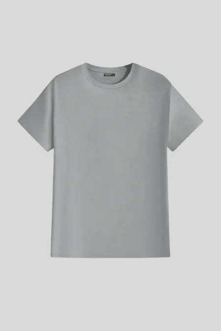Men's T-shirt, Standard Fit, Basic Crew Neck T-shirt, BASIC-NO MODEL1