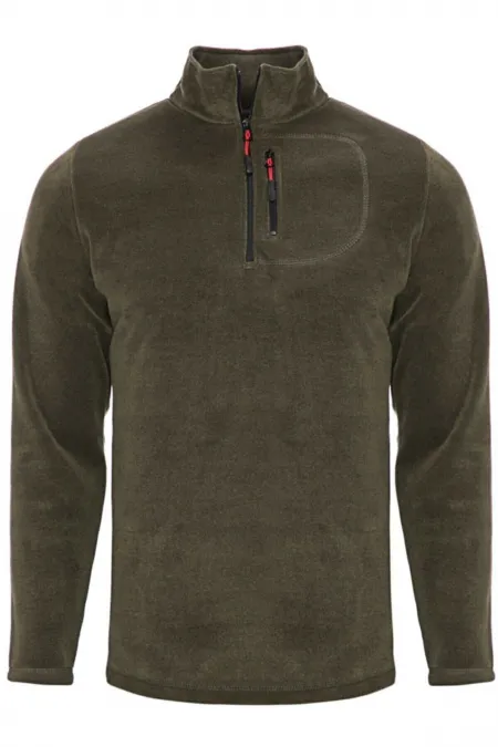 Store Men's Colorful Half-Zip Tactical Fleece with Pockets