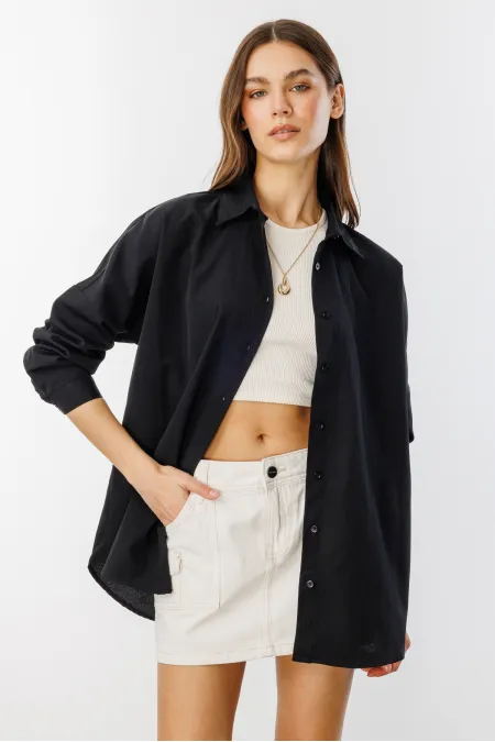 Oversize Basic Women's Shirt WOMEN-BASIC-SHIRT