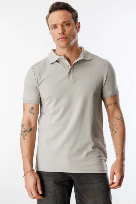 Polo homme en coton infroissable, coupe classique, modèle POLOYAKA-T-SHIRT1