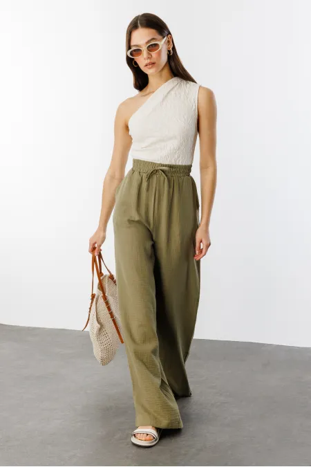 Müslin Palazzo Kadın Pantolon MÜSLİN-PANTOLON