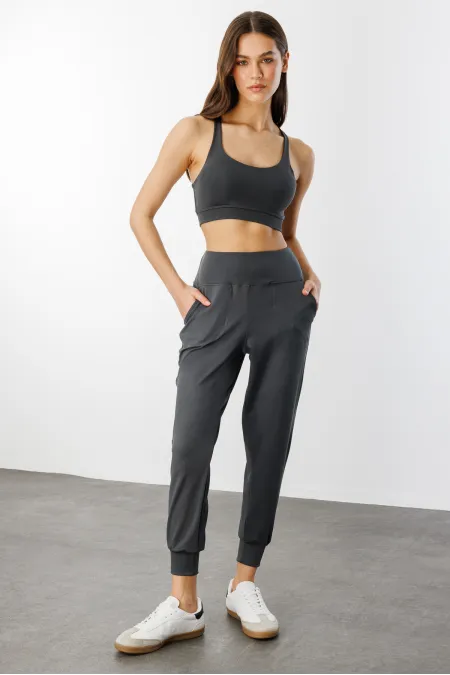 Pantalon de jogging taille haute pour femme NEW-JOGER
