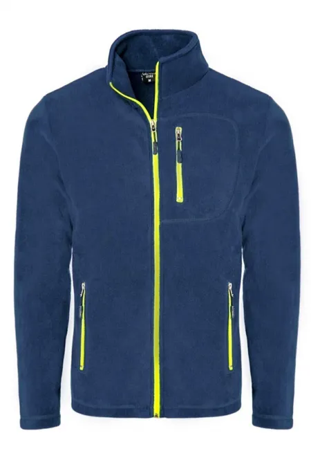 Genius Store Men's Full Zip 3-Pocket Outdoor Fleece Jacket Tactical Fleece POLAR-GNS