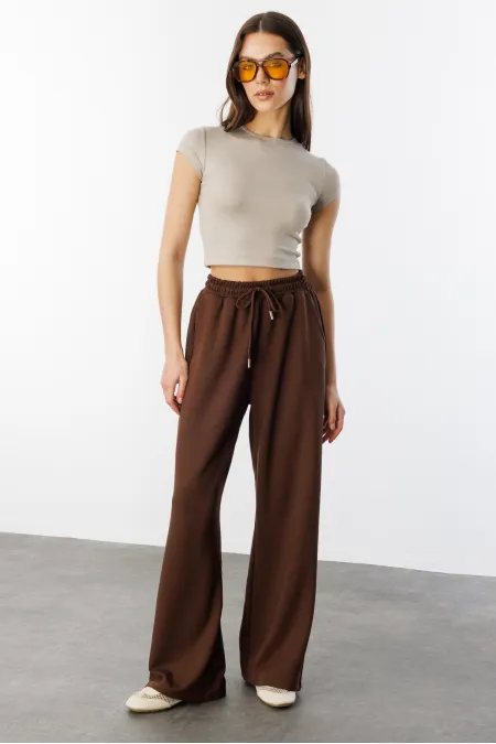 Pantalon de survêtement large en modal pour femme MODAL-SWEATHERS