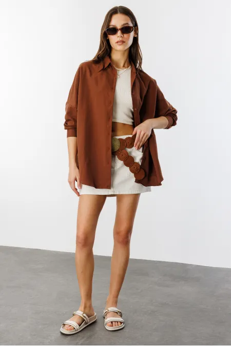 Oversize Basic Women's Shirt WOMEN-BASIC-SHIRT