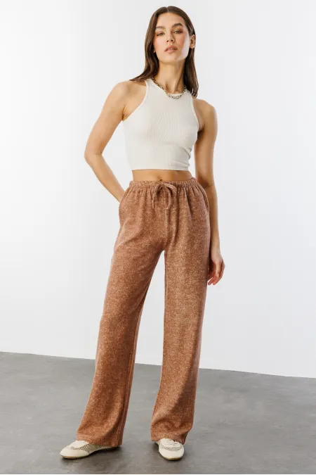 Soft Loose Knit Women's Trousers KNITTED-TROUSERS