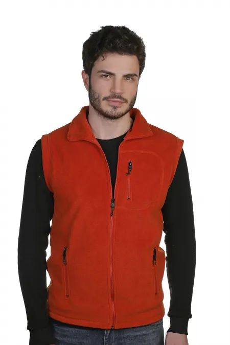 Gilet polaire pour homme, veste de sport outdoor entièrement polaire avec 3 poches, 8 couleurs