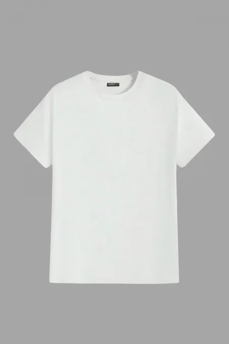 Men's T-shirt, Standard Fit, Basic Crew Neck T-shirt, BASIC-NO MODEL1