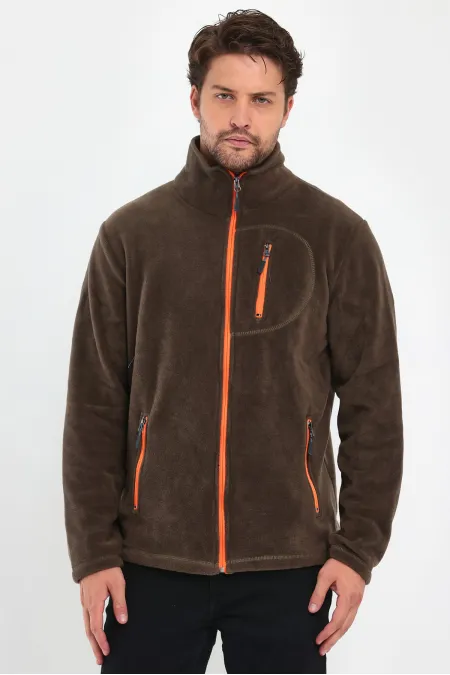 Men's Full Zip 3-Pocket Outdoor Fleece Jacket Tactical Fleece POLAR-GNS