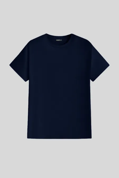 Men's T-shirt, Standard Fit, Basic Crew Neck T-shirt, BASIC-NO MODEL1