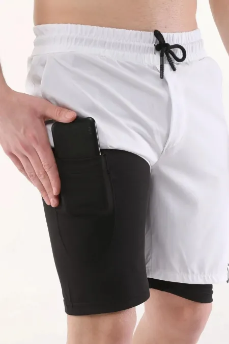 Short de course pour homme, séchage rapide, en micropolymère, idéal pour l'entraînement sur gazon synthétique et le fitness - ATHLETE SHORTS1