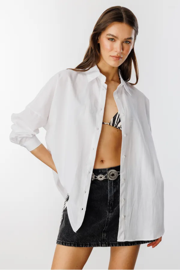 Oversize Basic Women's Shirt WOMEN-BASIC-SHIRT