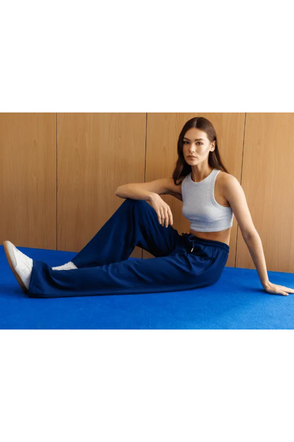 Pantalon de survêtement large en modal pour femme MODAL-SWEATHERS