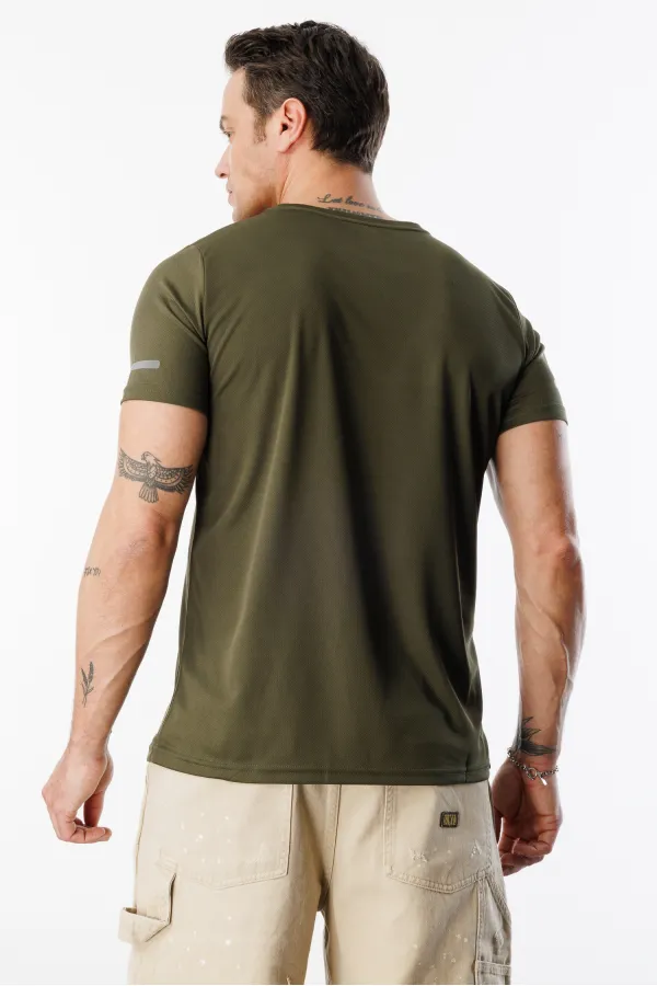 Men's Moisture-Wicking, Quick-Drying Athletic Technical Performance Sports T-shirt DRIFIT-KISAKOLNEW