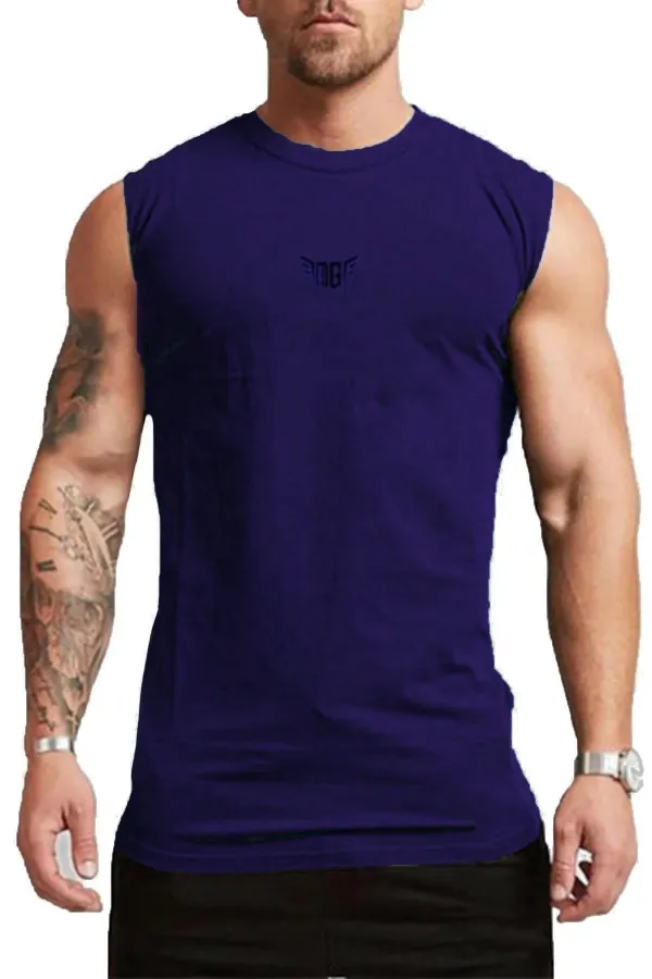 Men's Moisture-Wicking, Quick-Drying, Athletic, Technical Performance, Sleeveless T-shirt MG-ATLET