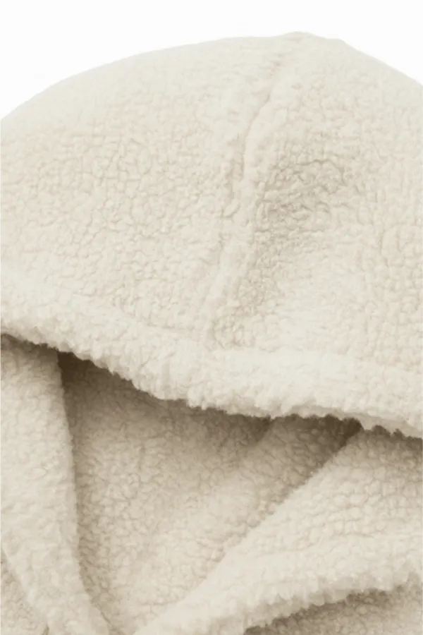 Sweat à capuche en polaire sherpa doublé en peau d'agneau pour homme Genius Store SHERPA-KAP