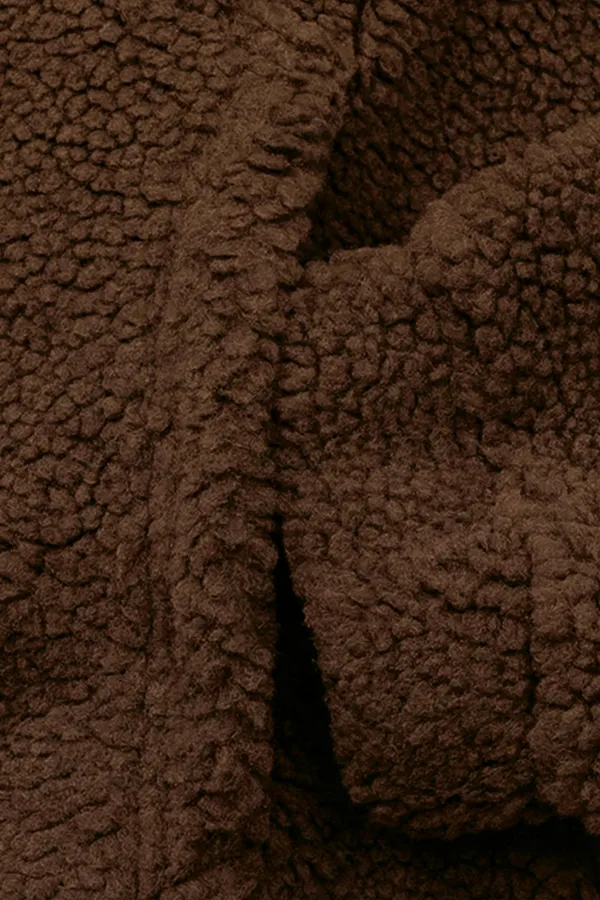 Sweat à capuche en polaire sherpa doublé en peau d'agneau pour homme Genius Store SHERPA-KAP