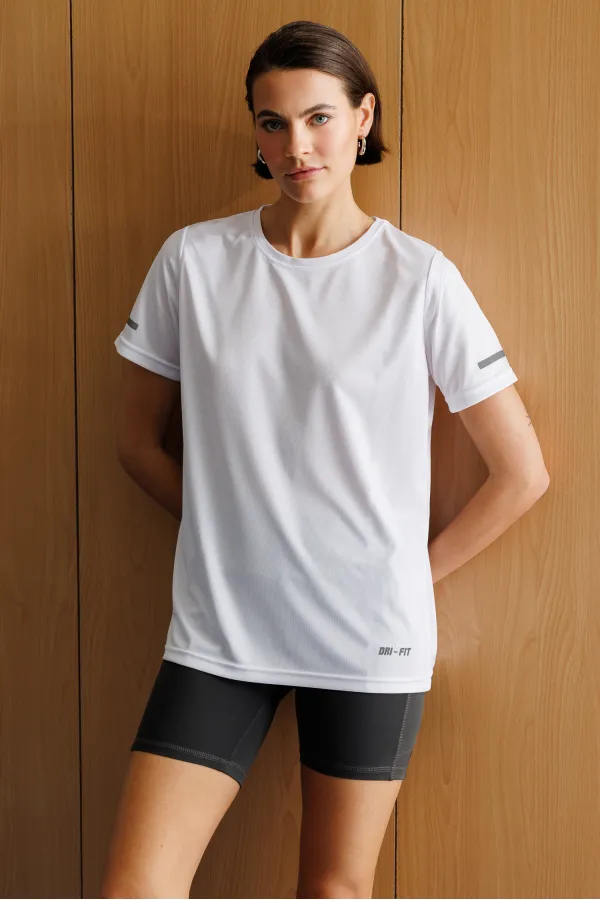 Women's Moisture-Wicking Quick-Drying Athletic Technical Performance Sports T-shirt DRIFIT-SHORT SLEEVE