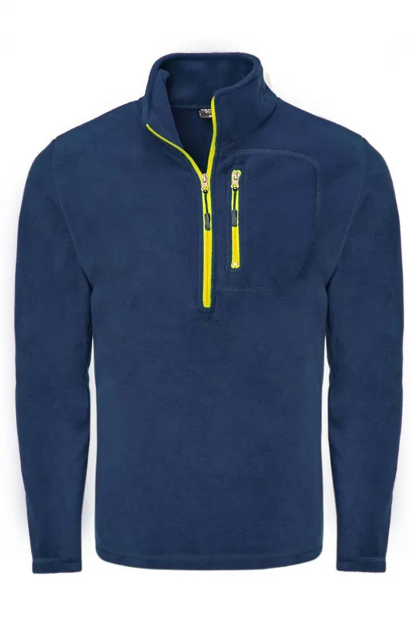 Store Men's Colorful Half-Zip Tactical Fleece with Pockets