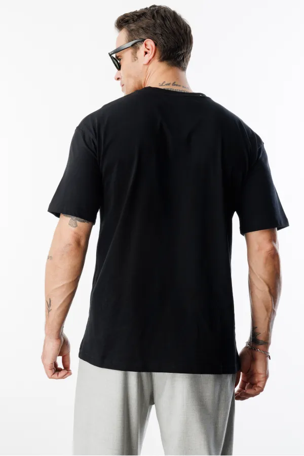 Erkek Oversize Fit %100 Organik Pamuk Bisiklet Yaka Tişört OVERSIZE-ERKEK-T-SHIRT