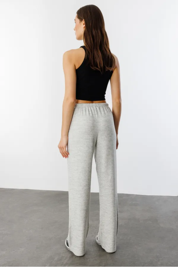 Soft Loose Knit Women's Trousers KNITTED-TROUSERS