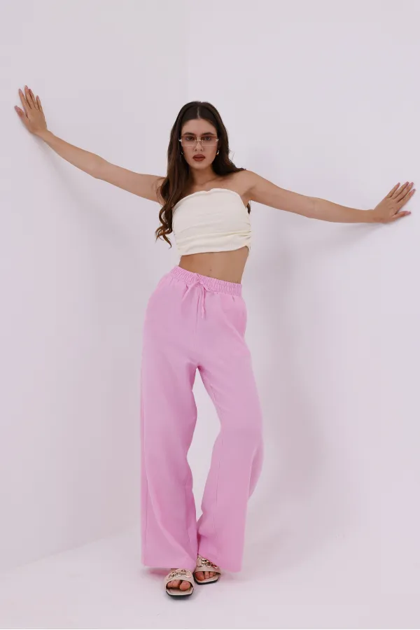 Müslin Palazzo Kadın Pantolon MÜSLİN-PANTOLON