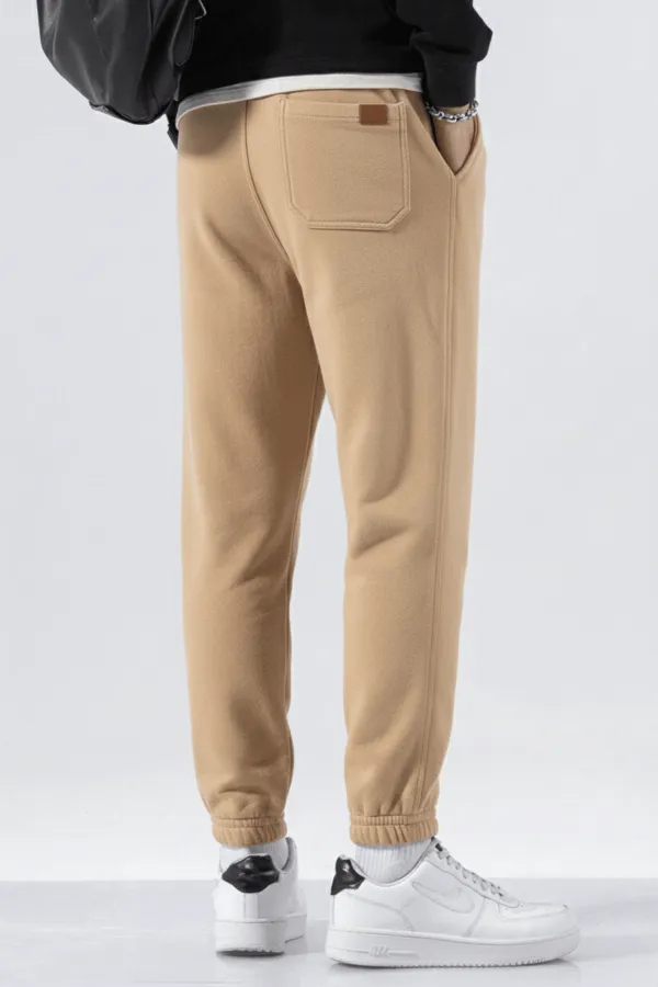 Genıus Store Erkek Eşofman İçi Polarlı Bağcıklı Bel Jogger Spor Eşofman Altı SPOR-ESF001