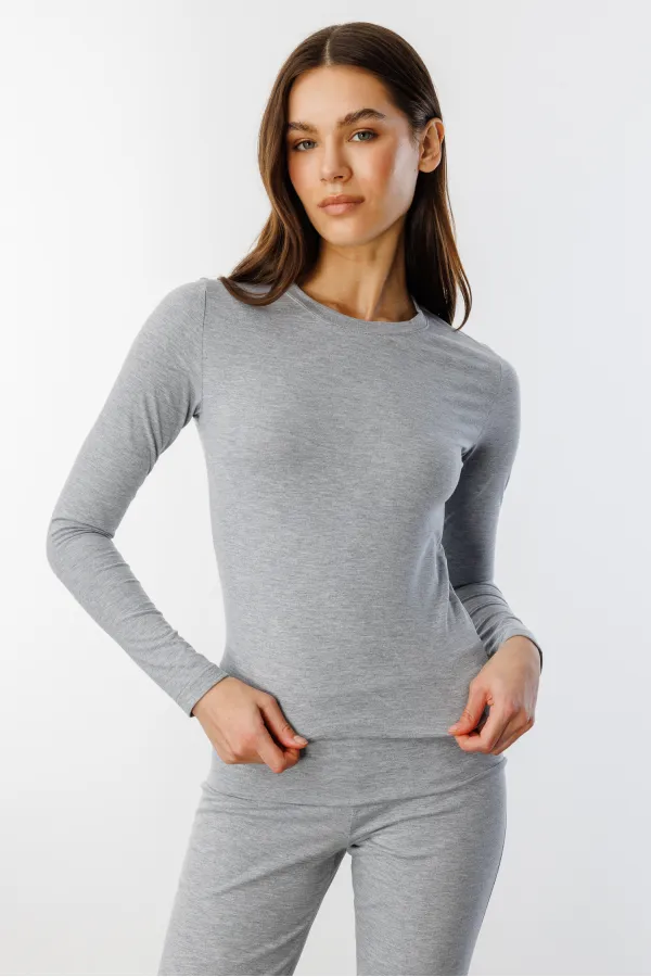 Chemisier court à manches longues pour femme, coupe ajustée