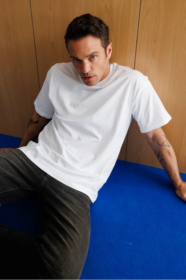 Erkek Oversize Fit %100 Organik Pamuk Bisiklet Yaka Tişört OVERSIZE-ERKEK-T-SHIRT