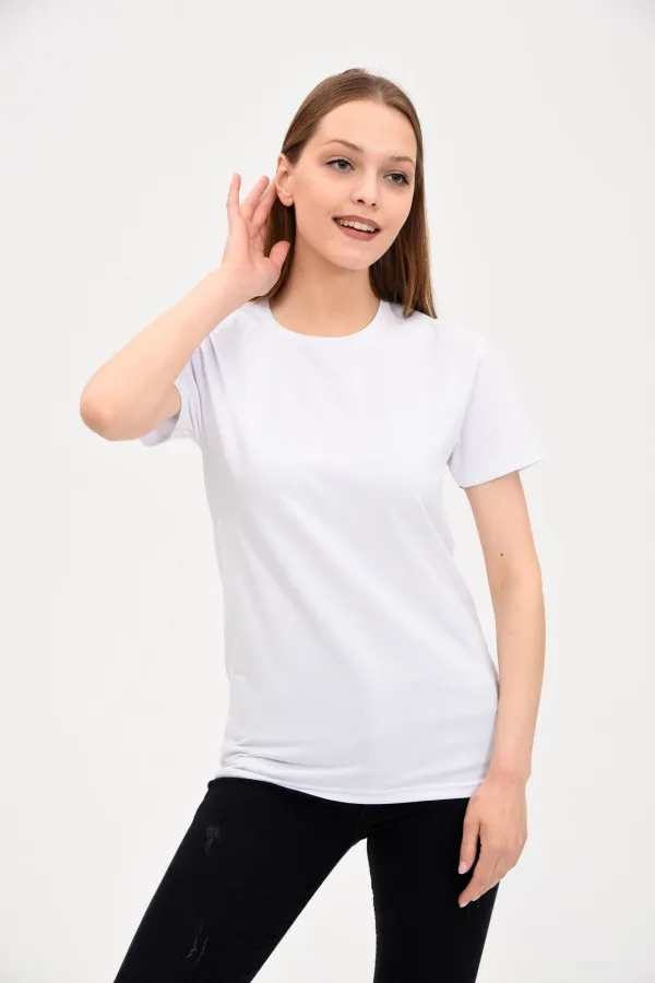 Women's Crew Neck Basic T-Shirt Navy Blue