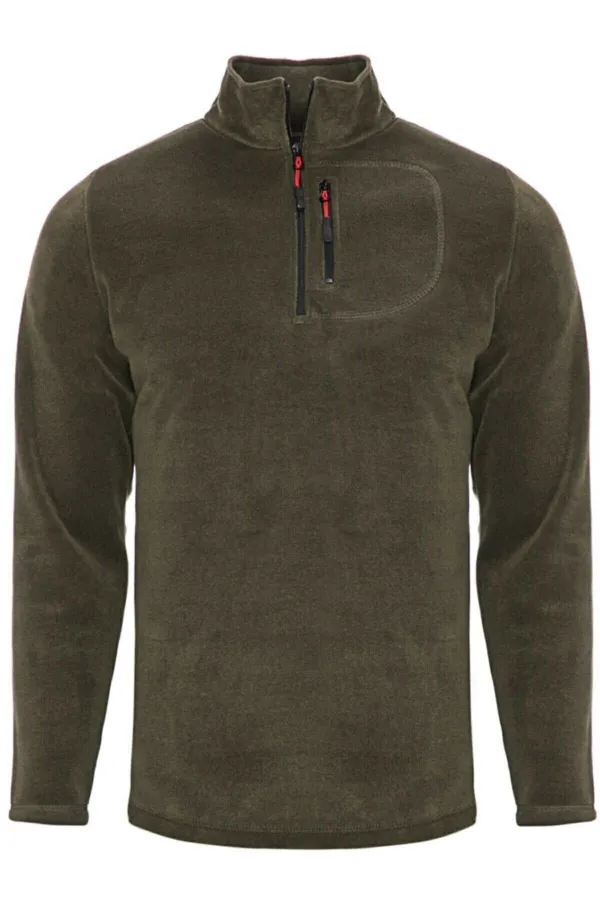 Store Men's Colorful Half-Zip Tactical Fleece with Pockets