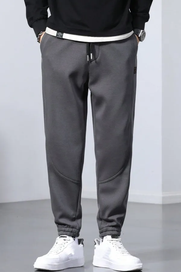 Genıus Store Erkek Eşofman İçi Polarlı Bağcıklı Bel Jogger Spor Eşofman Altı SPOR-ESF001