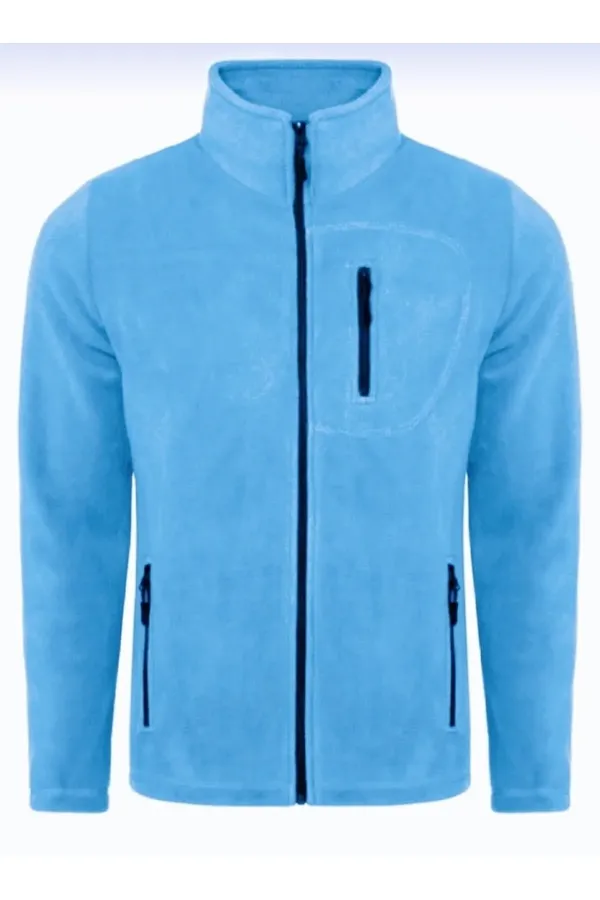 Genıus Store Erkek Polar Tam Fermuarlı 3 Cepli Outdoor Polar Ceket Tactical Flecee POLAR-GNS