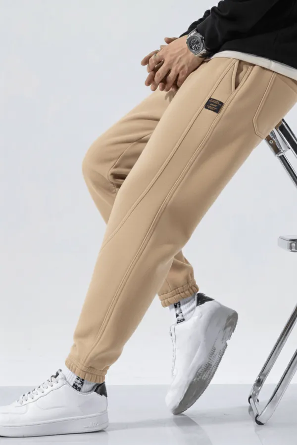 Genıus Store Erkek Eşofman İçi Polarlı Bağcıklı Bel Jogger Spor Eşofman Altı SPOR-ESF001