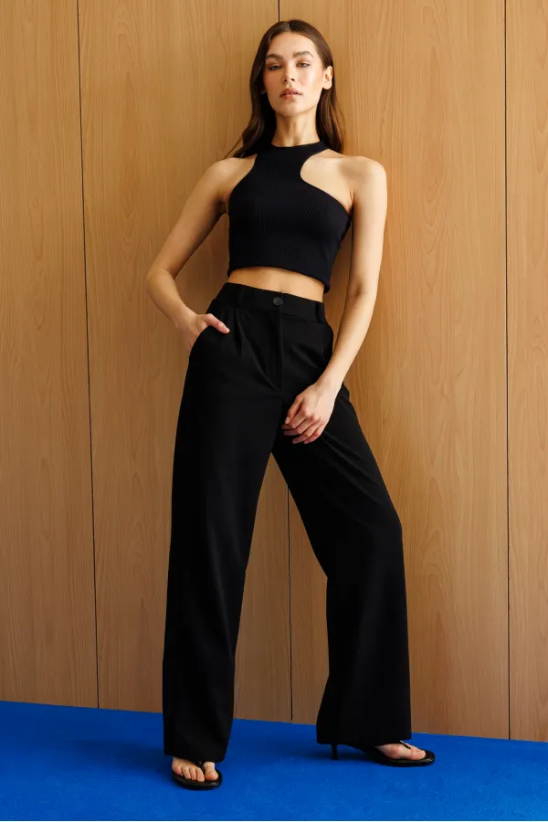 Pantalon palazzo oversize pour femme PANTS-001