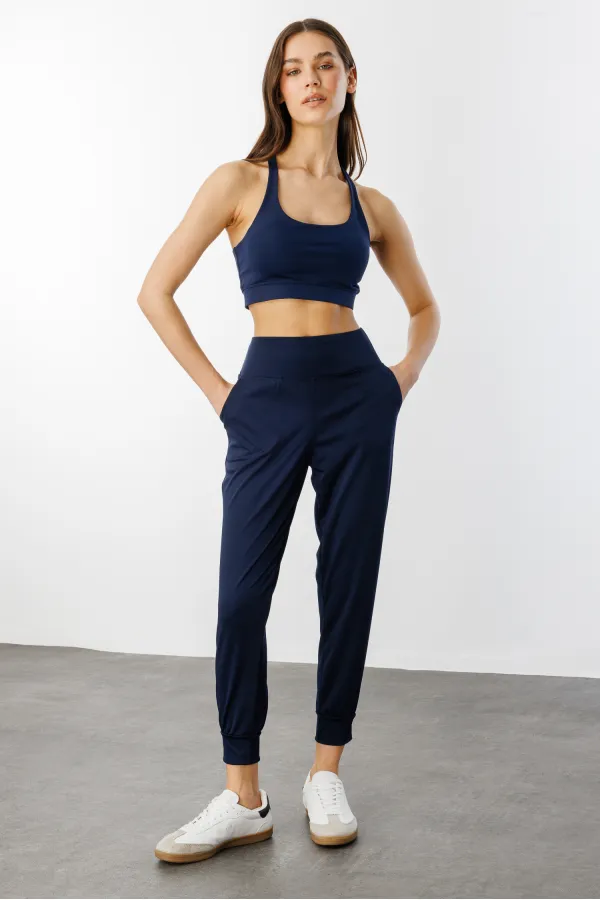 Pantalon de jogging taille haute pour femme NEW-JOGER