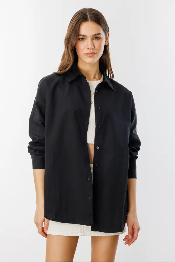 Oversize Basic Women's Shirt WOMEN-BASIC-SHIRT